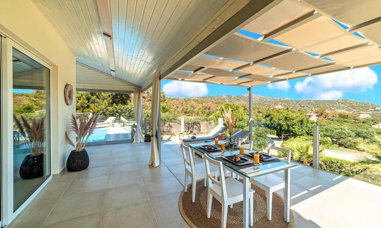 Olive Green Villa Heated Pool Агиос-Николаос Экстерьер фото